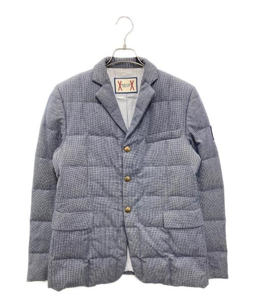 MONCLER GAMME BLEU（モンクレール ガム ブルー）MONCLER GAMME BLEU (モンクレール ガム ブルー) GIACCA ダウンテーラードジャケット グレー サイズ:2の古着・服飾アイテム