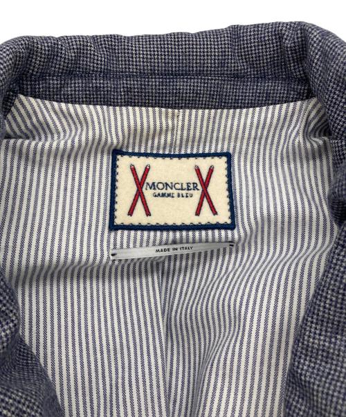 MONCLER GAMME BLEU（モンクレール ガム ブルー）MONCLER GAMME BLEU (モンクレール ガム ブルー) GIACCA ダウンテーラードジャケット グレー サイズ:2の古着・服飾アイテム