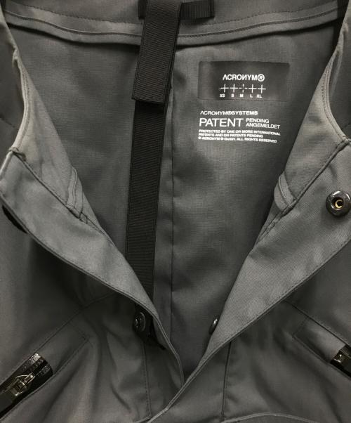 ACRONYM（アクロニウム）ACRONYM (アクロニウム) NYLON STRETCH INTEROPS VEST グレー サイズ:Mの古着・服飾アイテム