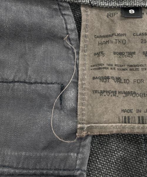 ripvanwinkle（リップヴァンウィンクル）ripvanwinkle (リップヴァンウィンクル) ウォッシュドデニムパンツ ブラック サイズ:Sの古着・服飾アイテム