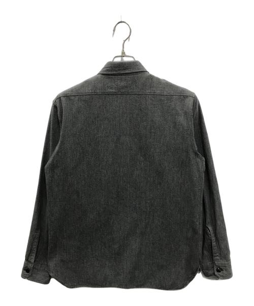 BUZZ RICKSON'S（バズリクソンズ）Buzz Rickson's (バズリクソンズ) COTTON COVERT WORK SHIRT グレー サイズ:15-15 1/2の古着・服飾アイテム