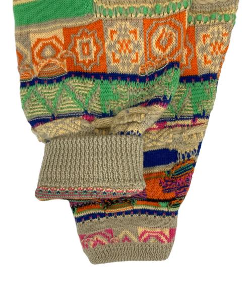 Coogi（クージー）Coogi (クージー) 3Dニット マルチカラー サイズ:Mの古着・服飾アイテム