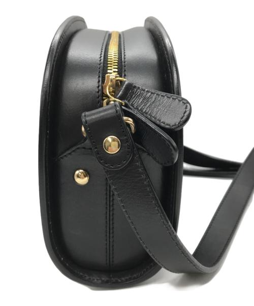 A.P.C.（アーペーセー）A.P.C. (アーペーセー) ハーフムーンショルダーバッグ ブラックの古着・服飾アイテム