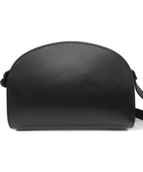 A.P.C.（アーペーセー）A.P.C. (アーペーセー) ハーフムーンショルダーバッグ ブラックの古着・服飾アイテム