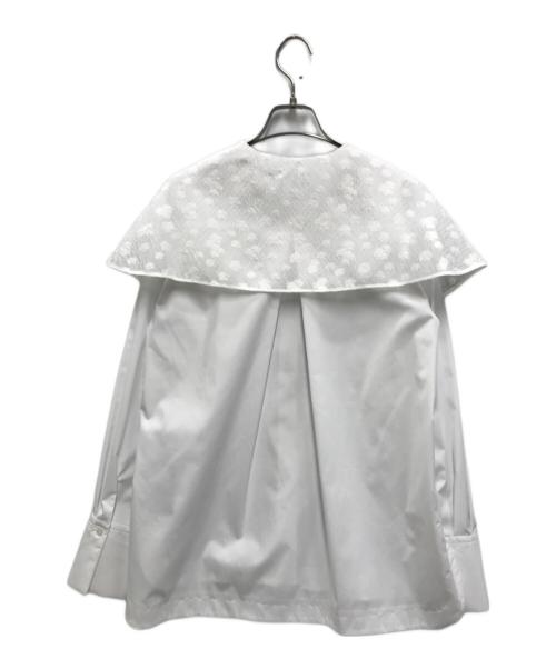 emm（エミ）emm (エミ) Big Collar Blouse ホワイト サイズ:1の古着・服飾アイテム