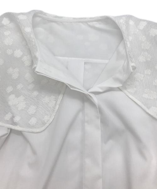 emm（エミ）emm (エミ) Big Collar Blouse ホワイト サイズ:1の古着・服飾アイテム