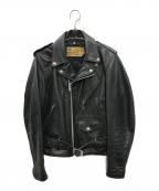 Schottショット）の古着「ダブルライダースジャケット」｜ブラック