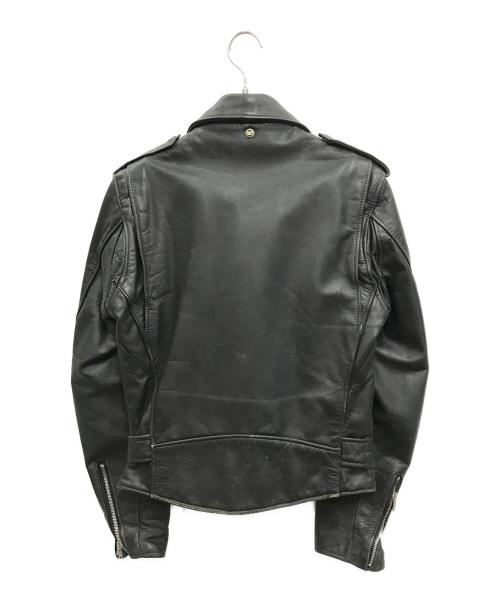 Schott（ショット）Schott (ショット) ダブルライダースジャケット ブラック サイズ:36の古着・服飾アイテム
