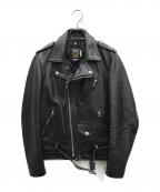 Schottショット）の古着「613UST VINTAGE ONESTAR ライダースジャケット」｜ブラック