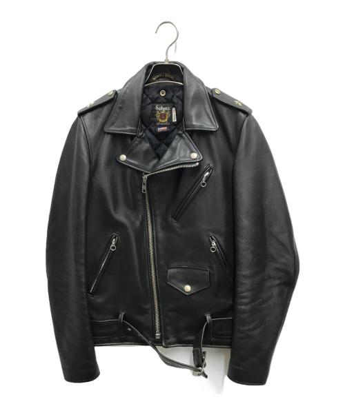 Schott（ショット）Schott (ショット) 613UST VINTAGE ONESTAR ライダースジャケット ブラック サイズ:36の古着・服飾アイテム