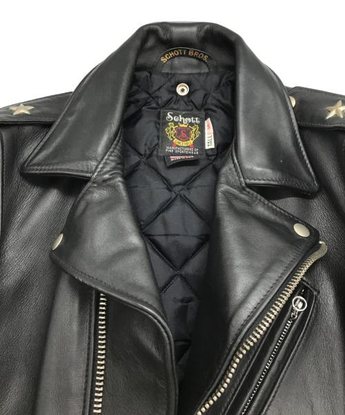 Schott（ショット）Schott (ショット) 613UST VINTAGE ONESTAR ライダースジャケット ブラック サイズ:36の古着・服飾アイテム