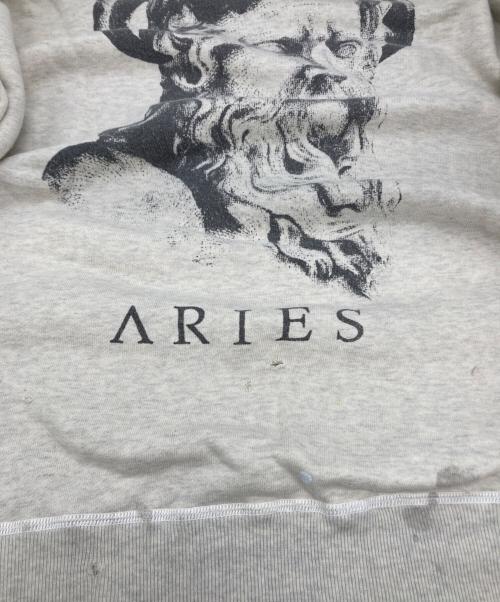 SAINT MICHAEL（セントマイケル）SAINT MICHAEL (セントマイケル) ARIES (アリーズ) ARS CRW SWT / MR ARIES グレー サイズ:Lの古着・服飾アイテム