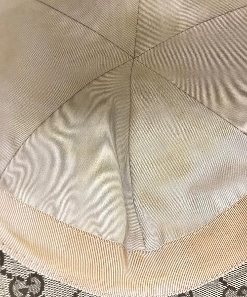 GUCCI（グッチ）GUCCI (グッチ) THE NORTH FACE (ザ ノース フェイス) GGキャンバス ロゴ刺繍ベースボールキャップ ベージュ サイズ:SIZE Mの古着・服飾アイテム