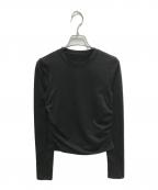 VUORIヴオリ）の古着「VUORI L/S Ruched Halo」｜ブラック