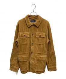 POLO RALPH LAUREN（ポロ・ラルフローレン）の古着「コーデュロイ サファリジャケット」｜ブラウン