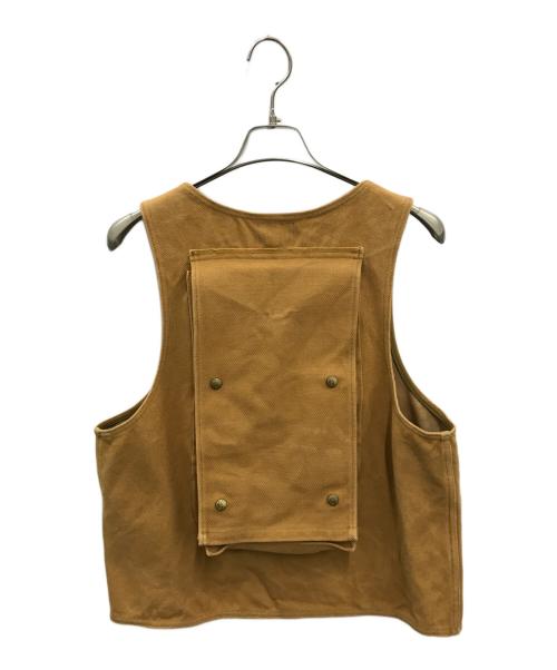 BONCOURA（ボンクラ）BONCOURA (ボンクラ) Pack Vest Duck ブラウン サイズ:36の古着・服飾アイテム
