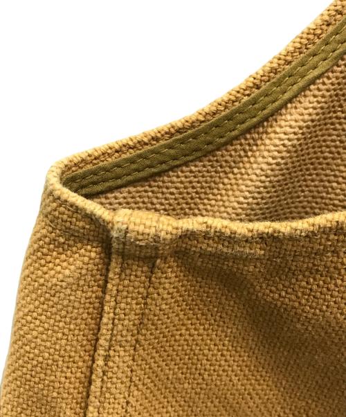 BONCOURA（ボンクラ）BONCOURA (ボンクラ) Pack Vest Duck ブラウン サイズ:36の古着・服飾アイテム