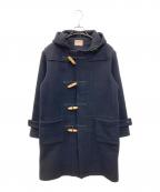 BONCOURAボンクラ）の古着「カシミア混メルトンダッフルコート」｜ネイビー