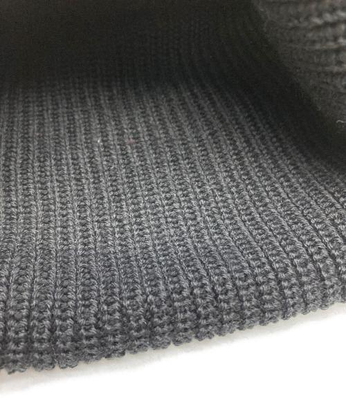 kijima takayuki（キジマタカユキ）kijima takayuki (キジマタカユキ) KNIT DECK CAP ブラックの古着・服飾アイテム