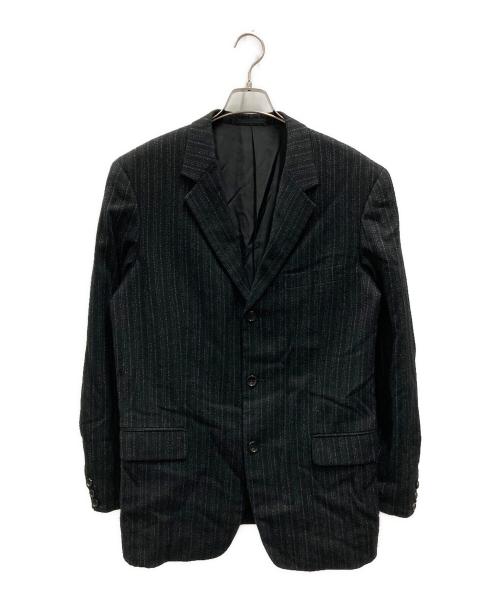 Y's for men（ワイズフォーメン）Y'S for men (ワイズフォーメン) リネンウールテーラードジャケット ブラック サイズ:2の古着・服飾アイテム