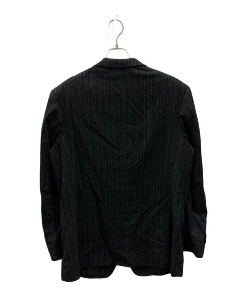 Y's for men（ワイズフォーメン）Y'S for men (ワイズフォーメン) リネンウールテーラードジャケット ブラック サイズ:2の古着・服飾アイテム