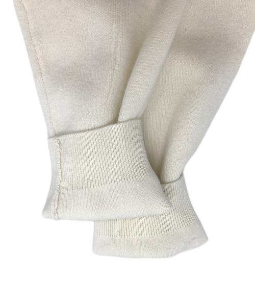 CABAN（キャバン）CABaN (キャバン) コットンカシミヤ クルーネックカーディガン ホワイト サイズ:XSの古着・服飾アイテム