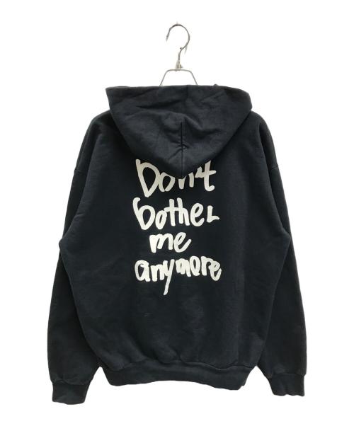 WASTED YOUTH（ウェイステッドユース）WASTED YOUTH (ウエステッド ユース) DON'T BOTHER ME ANYMORE HOODIE ブラック サイズ:XLの古着・服飾アイテム