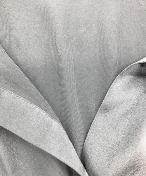 TOMORROW LAND（トゥモローランド）TOMORROW LAND (トゥモローランド) ウォッシャブルシルクサテン ボウタイブラウス ブルー サイズ:36の古着・服飾アイテム