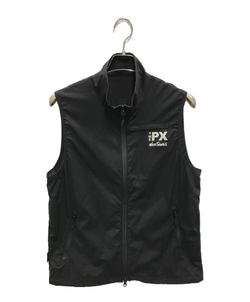 WILD THINGS（ワイルドシングス）WILD THINGS (ワイルドシングス) POCKETABLE WIND VEST ブラック サイズ:Mの古着・服飾アイテム