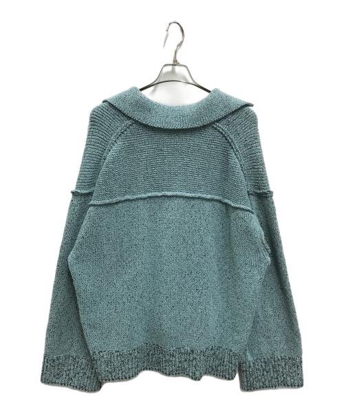 MAISON SPECIAL（メゾンスペシャル）MAISON SPECIAL (メゾンスペシャル) Plating Skipper Prime-Over Knit Pullover ブルー サイズ:2の古着・服飾アイテム