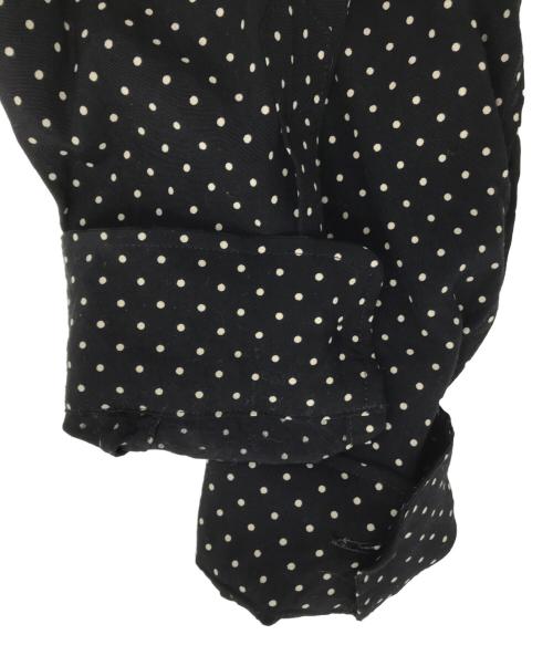 MADISON BLUE（マディソンブルー）MADISON BLUE (マディソンブルー) martinique (マルティニーク) ドット リボンカラー シャツ ブラック サイズ:XSの古着・服飾アイテム