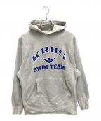 Champion REVERSE WEAVEチャンピオン リバース ウィーブ）の古着「［古着］プルオーバーパーカー」｜グレー