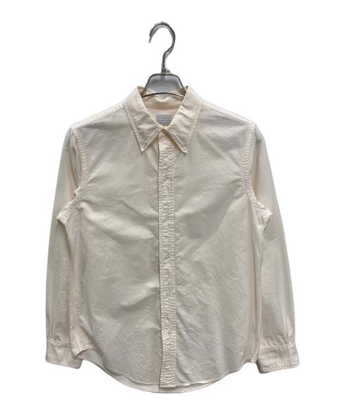 FAR EAST MANUFACTURING（ファー イースト マニュファクチュアリング）FAR EAST MANUFACTURING (ファー イースト マニュファクチュアリング) ボタンダウンシャツ ベージュ サイズ:15 1/2の古着・服飾アイテム