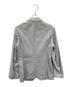 JIL SANDER (ジルサンダー) レザーテーラードジャケット グレー サイズ:48：23000円
