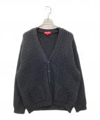 SUPREMEシュプリーム）の古着「Waffle Knit Cardigan」｜ブラック