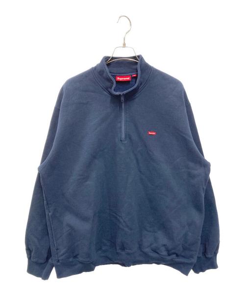 SUPREME（シュプリーム）Supreme (シュプリーム) Small Box Half Zip Pullover ネイビー サイズ:XLの古着・服飾アイテム