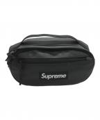 SUPREMEシュプリーム）の古着「Leather Waist Bag」｜ブラック