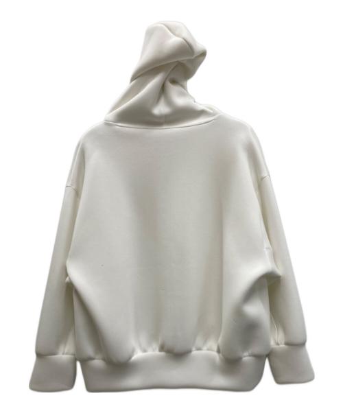 Snidel（スナイデル）Snidel (スナイデル) ボリュームパーカー ホワイト サイズ:FREEの古着・服飾アイテム
