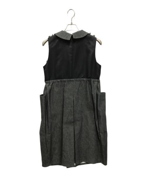 rosy monster（ロージーモンスター）rosy monster (ロージーモンスター) Hiyashinsu denim OP グレー サイズ:FREEの古着・服飾アイテム