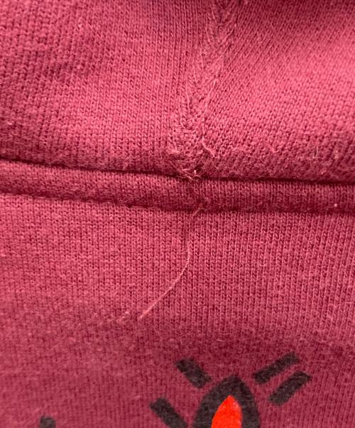 stussy（ステューシー）stussy (ステューシー) ［古着］スカル プルオーバーパーカー レッド サイズ:Mの古着・服飾アイテム