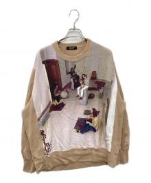 UNDERCOVER（アンダーカバー）の古着「JUN TAKAHASHI スウェット」｜ベージュ