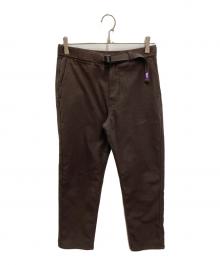THE NORTHFACE PURPLELABEL（ザ・ノースフェイス パープルレーベル）の古着「Polyester Serge Field Pants」｜ブラウン