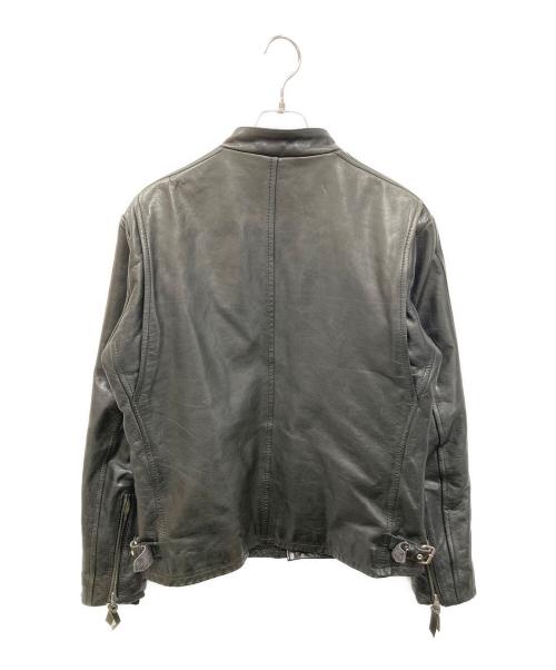 Schott（ショット）Schott (ショット) ［古着］クラシックレーサーレザージャケット ブラック サイズ:Lの古着・服飾アイテム