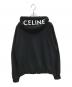 CELINE (セリーヌ) ルーズ ジップフーディー ブラック サイズ:XL：50000円