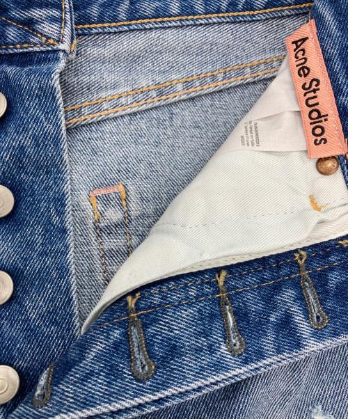 Acne studios（アクネ ストゥディオス）ACNE STUDIOS (アクネ ストゥディオス) デニムミニスカート インディゴ サイズ:34の古着・服飾アイテム