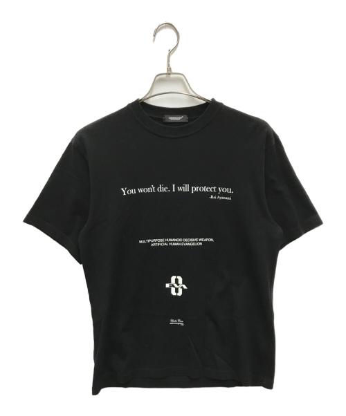 UNDERCOVER（アンダーカバー）UNDERCOVER (アンダーカバー) EVANGELION (エヴァンゲリオン) プリントTシャツ ブラック サイズ:2の古着・服飾アイテム