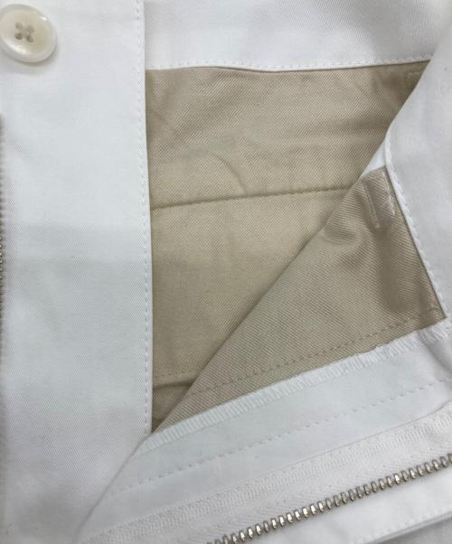 MACPHEE（マカフィー）MACPHEE (マカフィー) コットンサージ ドローストリングパンツ ホワイト サイズ:34の古着・服飾アイテム