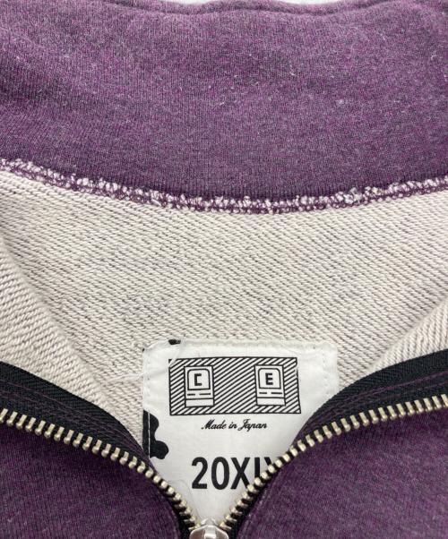 C.E（シーイー）C.E (キャブ エンプト) cavempt ハーフジップスウェット パープル サイズ:Mの古着・服飾アイテム