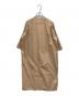 SEEALL (シーオール) 比翼シャツワンピース ベージュ サイズ:38：3000円