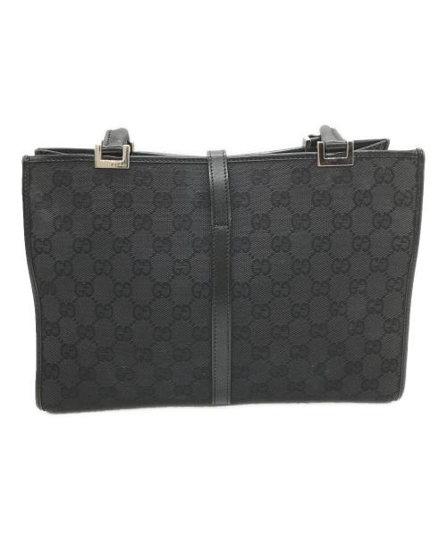 GUCCI（グッチ）GUCCI (グッチ) ジャッキー ライントートバッグ ブラックの古着・服飾アイテム